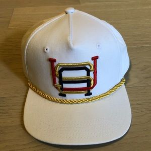 RSVLTS USA Rope SnapBack Hat White Gold